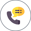 Call icon footer